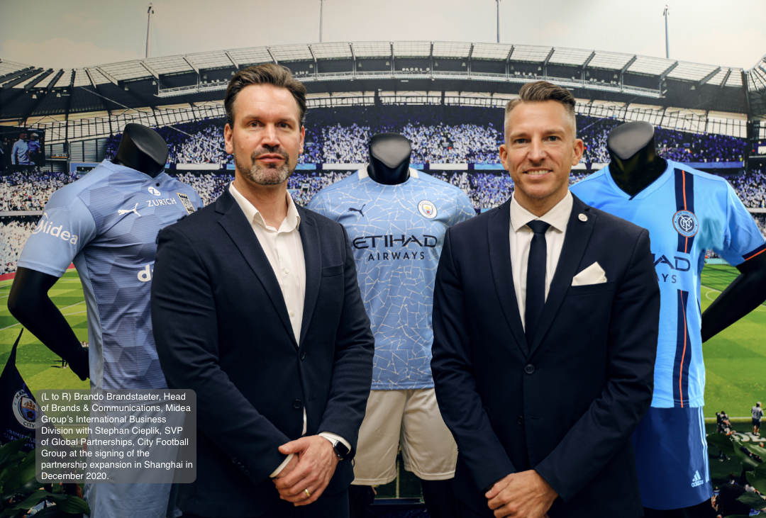 Midea Expands Partnership With Manchester City City Football Group